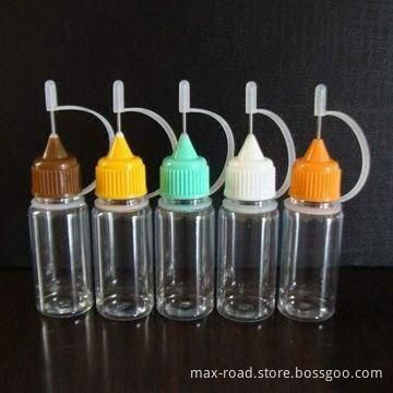 E-cigarette bottles, needle cap, e-liquid, e-juice PET bottles, OEM printings for liquid factory